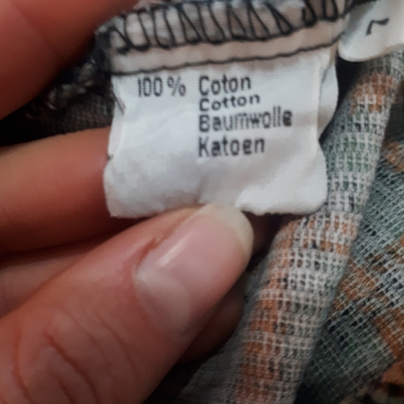 Green and orange corduroy shacket - Picture 10 of 10